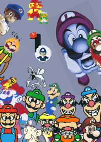 Wawario and wawaluigi art