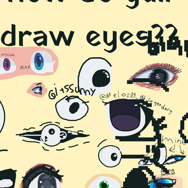 MY EYE ESTILEEE by @cartoon_nitom