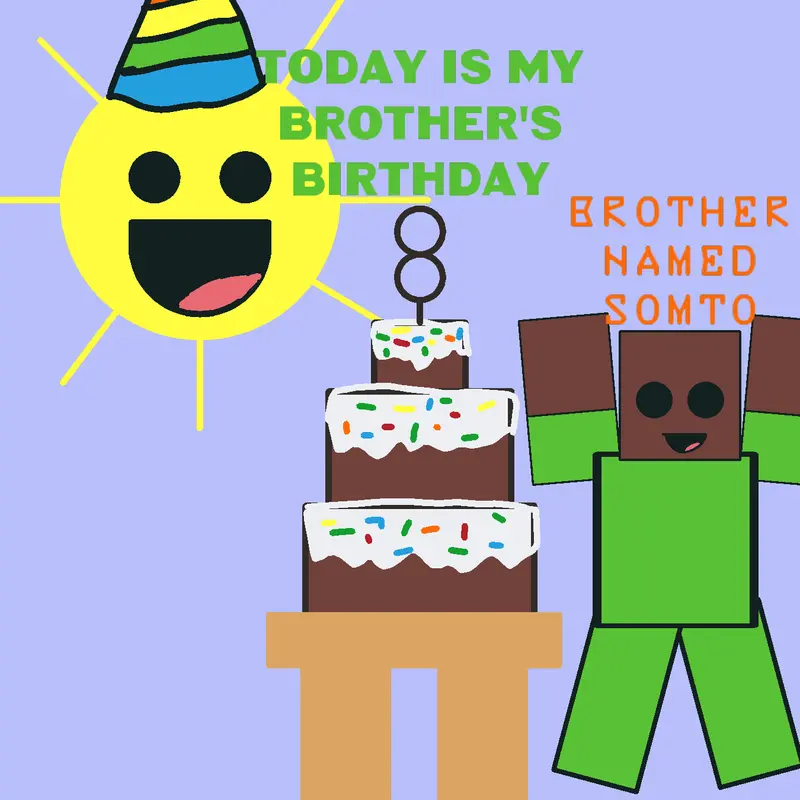 Today is my brother's birthday june 7:) by @godsonx4