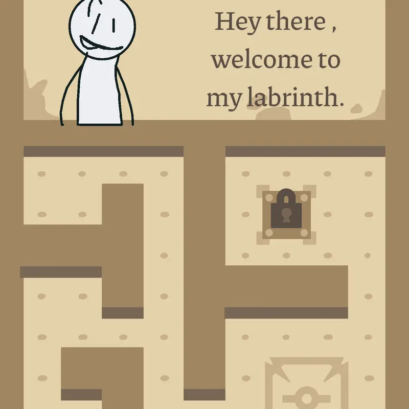 Deathbed's maze game by @deathbed3