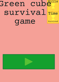 Green cube survival