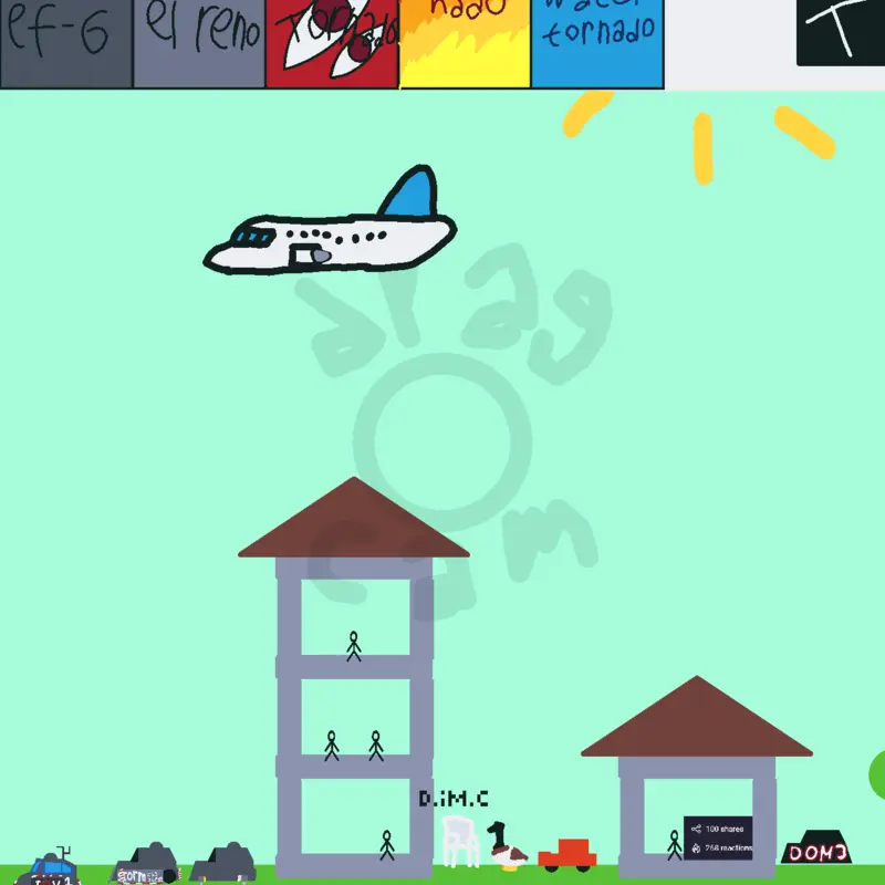 Tornado simulator by @neymarjrneymar