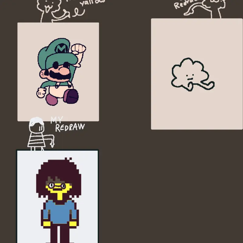 Redraw remix party by @Grecce_undertale92929