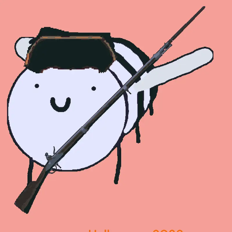 Halloween bee by @Groovyyellobee