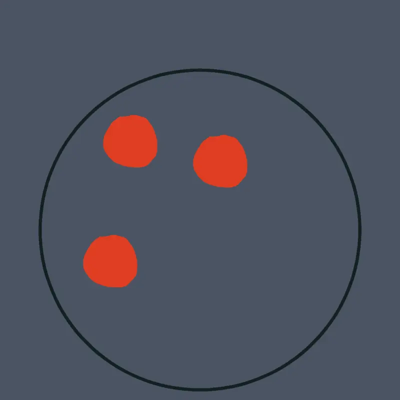 Rainbow bouncing marbles by @Vitex44