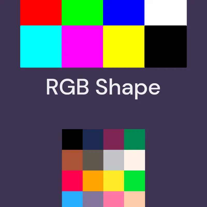 Secret shape colors by @Butteridontknow