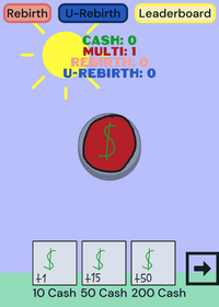 Cash clicker simulator (NEW WALLPAPER)