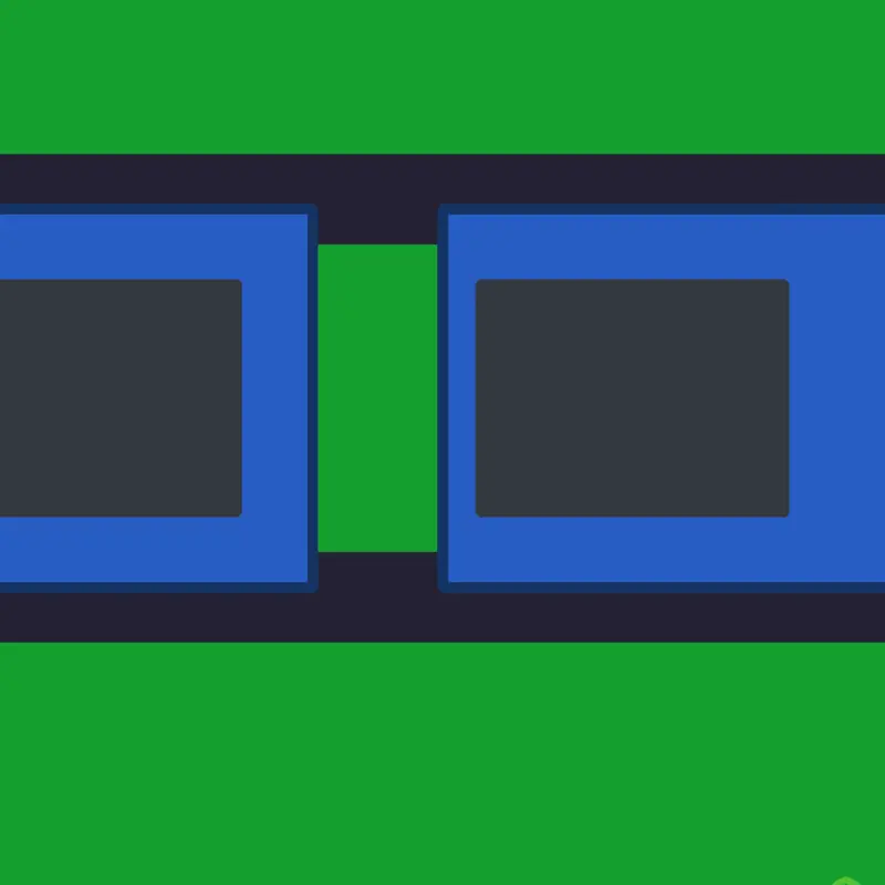 Red and blue train crash by @dunn