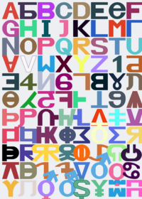 Small Capital Shidinn Alphabet Band