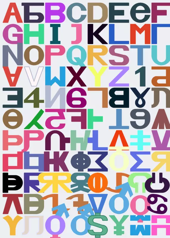 Small Capital Shidinn Alphabet Band by @Andrea2