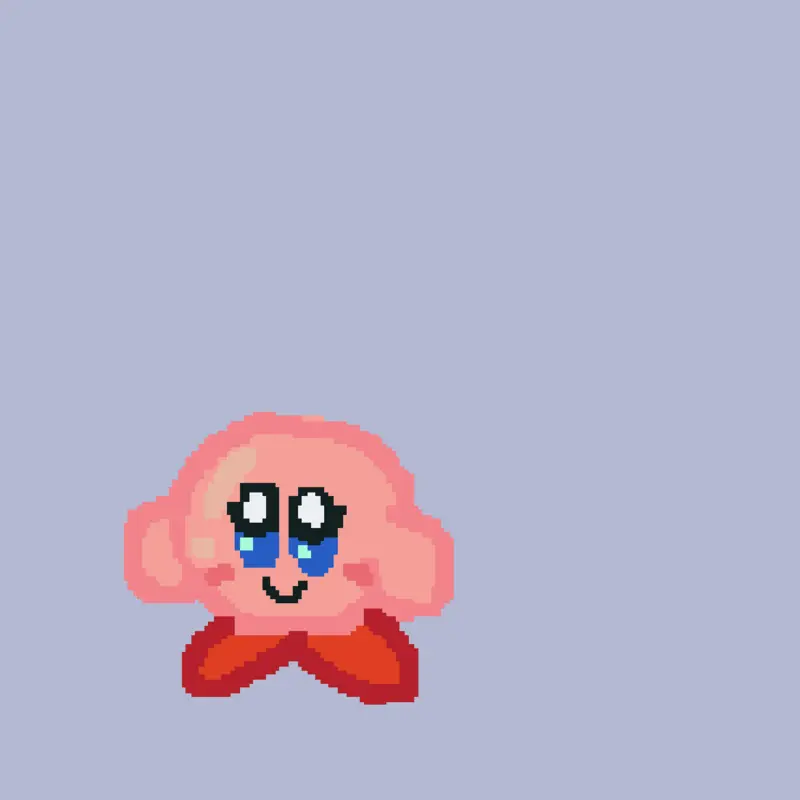 Kirby Burn the water by @zequiseke11