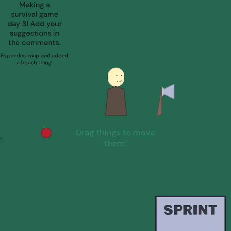 Survival game by @Tye-the-guy