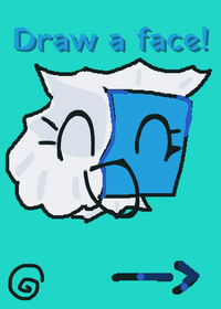 Dandys world- draw a face!