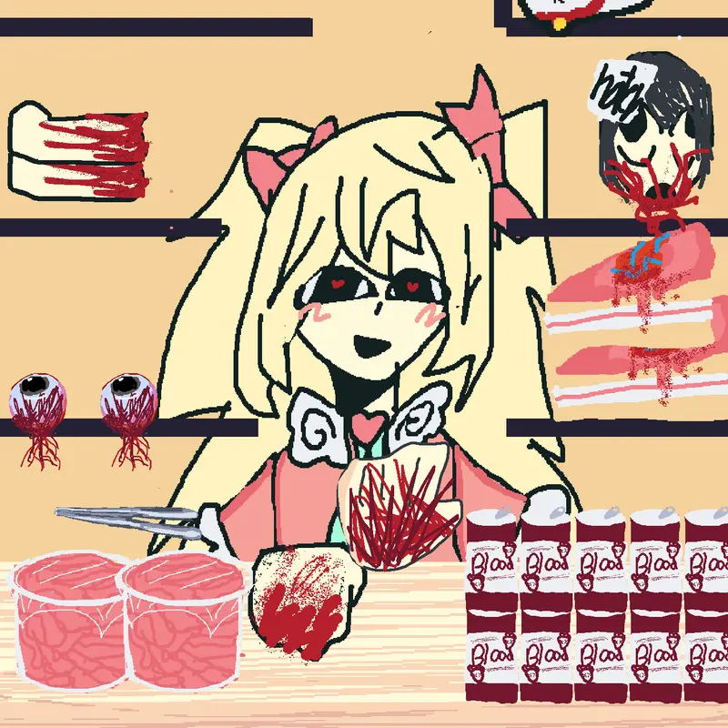 Evil shikuna asmr eating by @Sh1kuna_kawaiii089