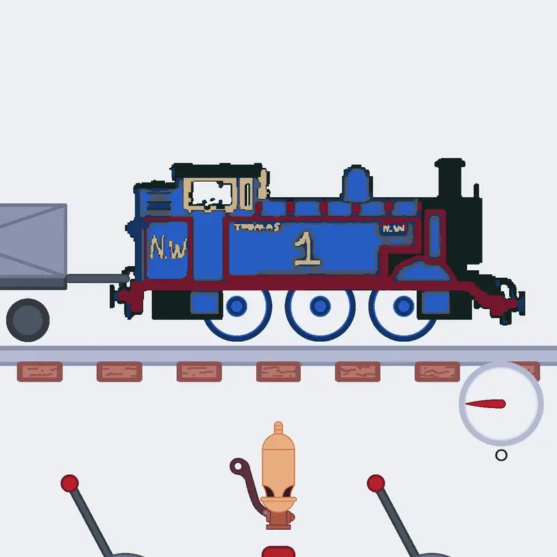 Steam train crash. #train #crash by @Uelwk40