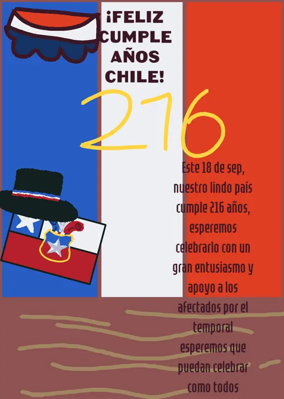 Feliz 18 de septiembre chile by @Unchileno2014_Castle