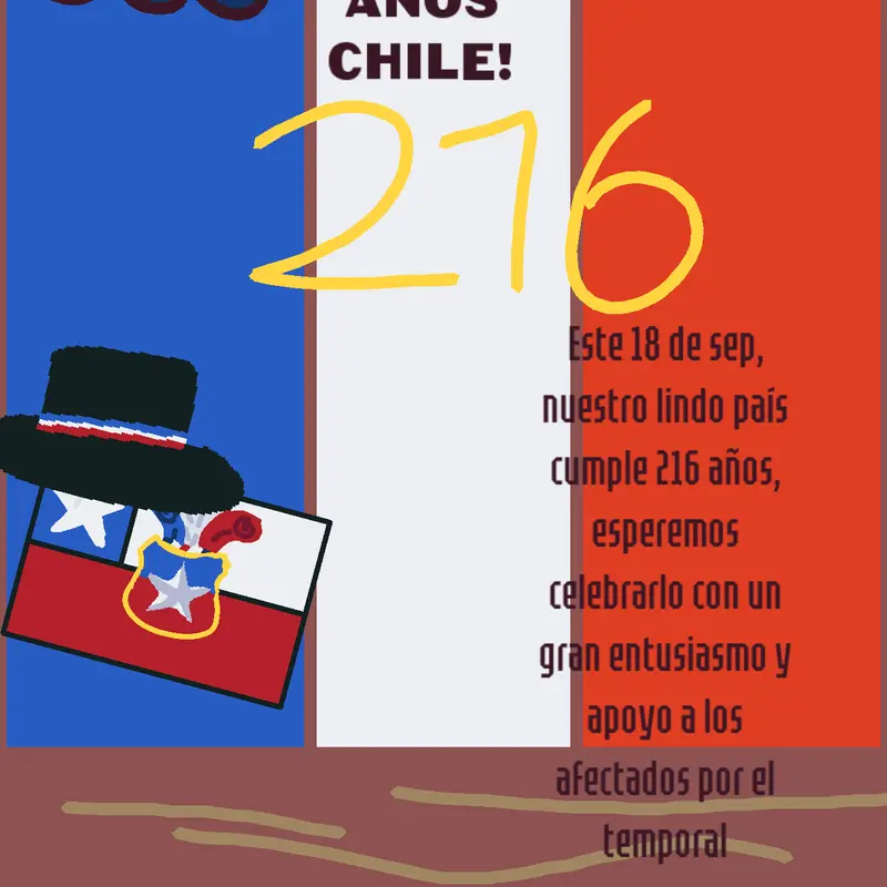 Feliz 18 de septiembre chile by @Unchileno2014_Castle