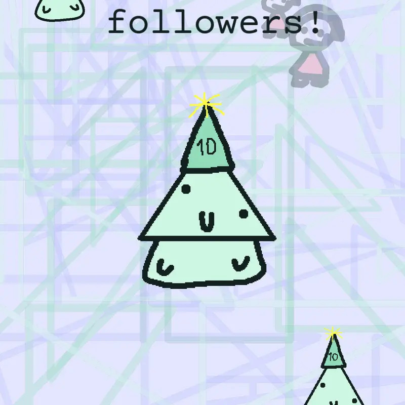 10 followers by @triangless
