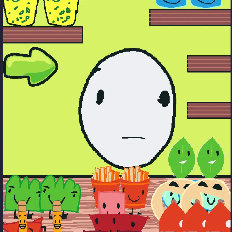 bfdi mukbang! by @si_cantik