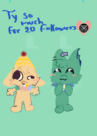 Yay i got 20 followers : D