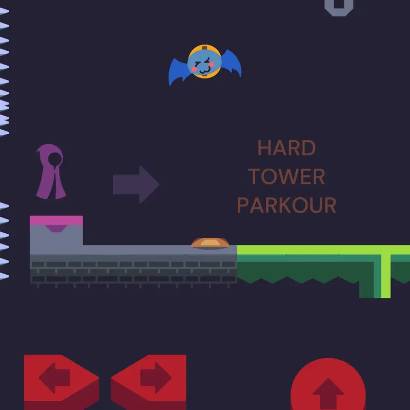 Game name is- HARD TOWER PARKOUR by @babybeaning