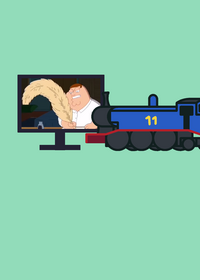 Tankengine watching family guy be like: