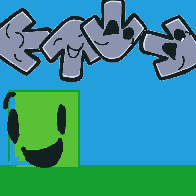 Cube green jump? by @Tomlittle