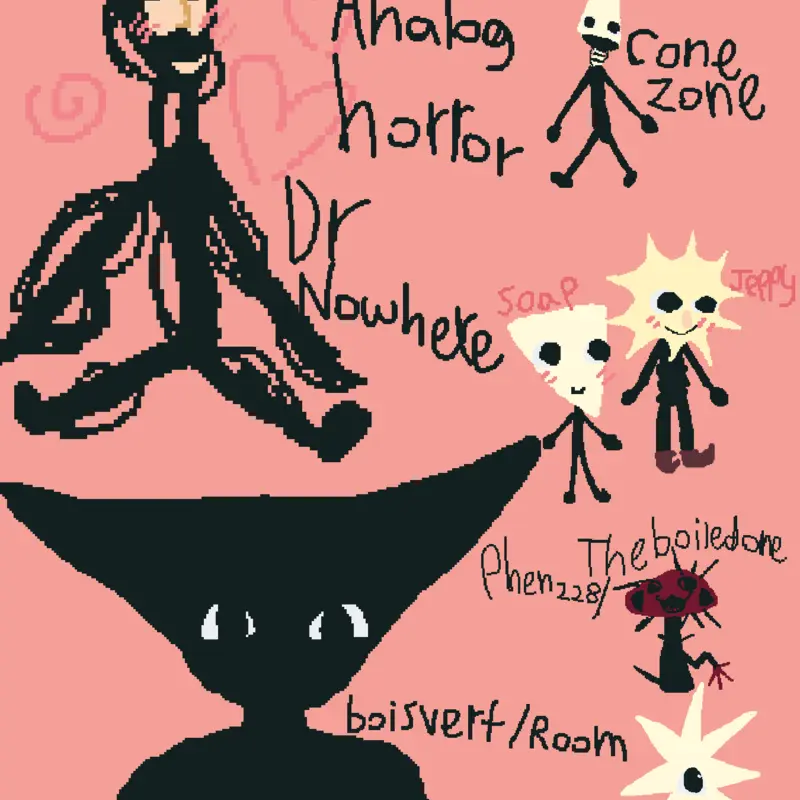 Analog horror Dr nowhere by @Purpl33Gal