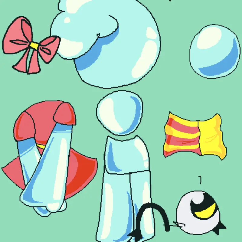 Dandys world puzzle game wip by @lexi_kityaya
