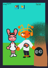 Fun with oren and pinki!