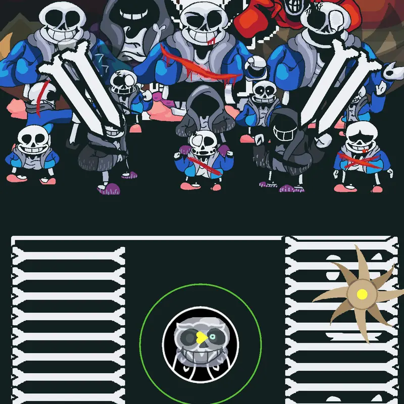 Sans fight by @ken_boso1