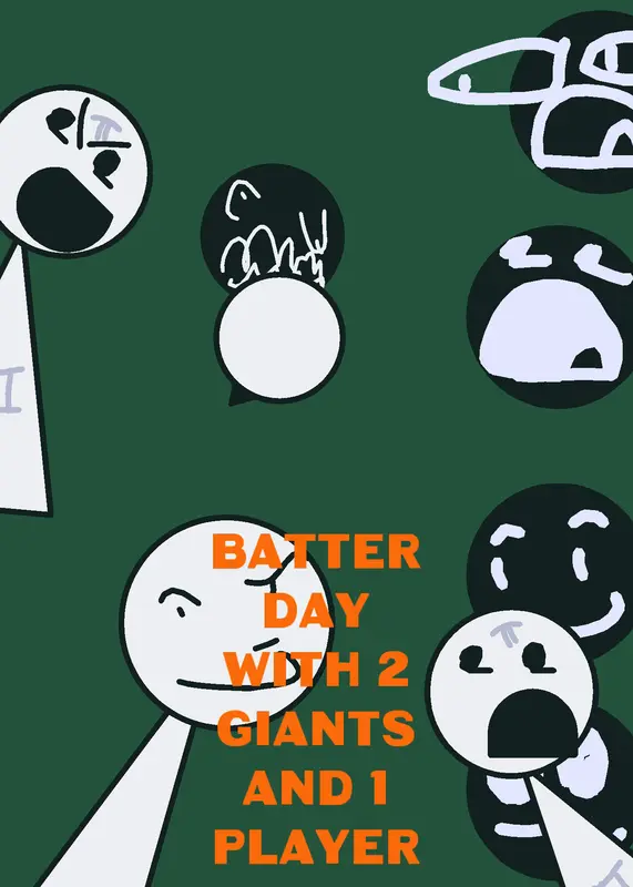 BATTER DAY WITH 2 GIANTS AND 1 PLAYER by @Remix_studios