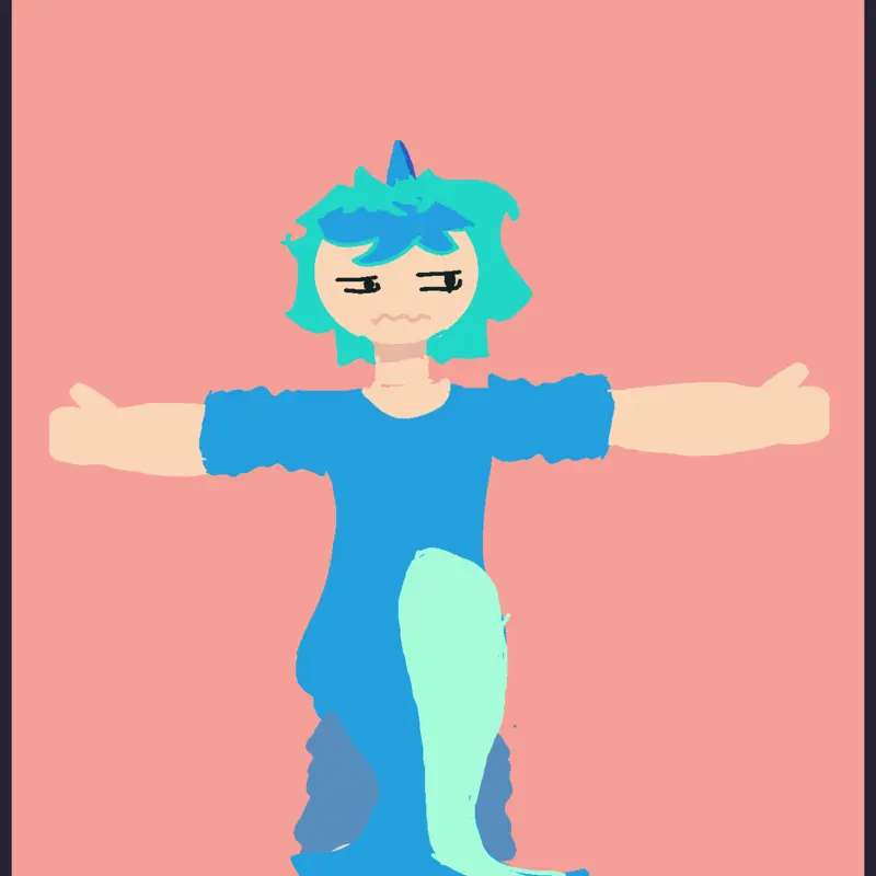 My new oc sharky ragdoll by @Alex_OnlyFun