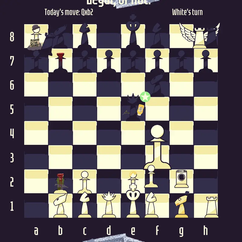 Chess No rules: Day 13 by @orbmultipliedbyone