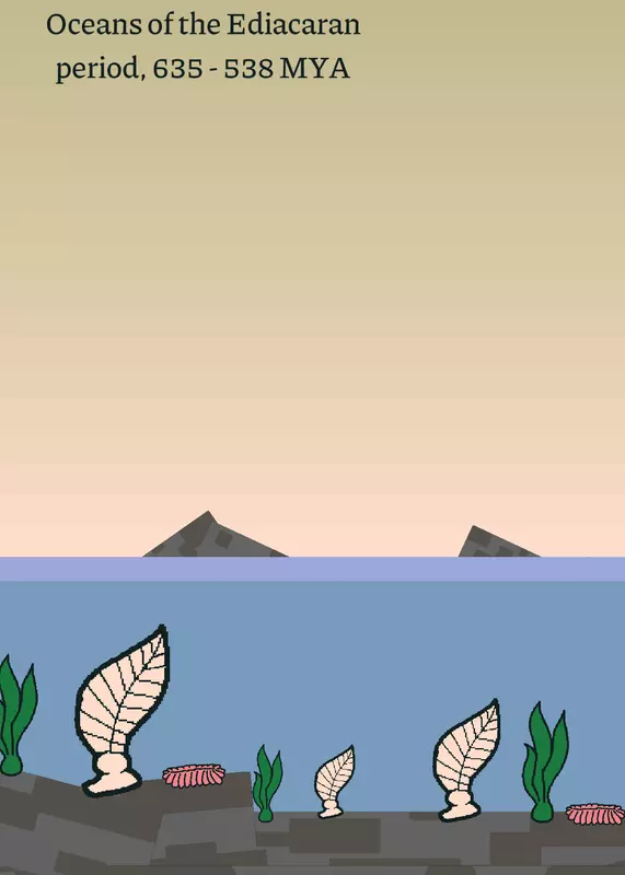 Ediacaran oceans scenery by @CRIUS25