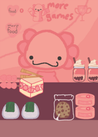 Cute feeding ☆ 🍡🍣🍰
