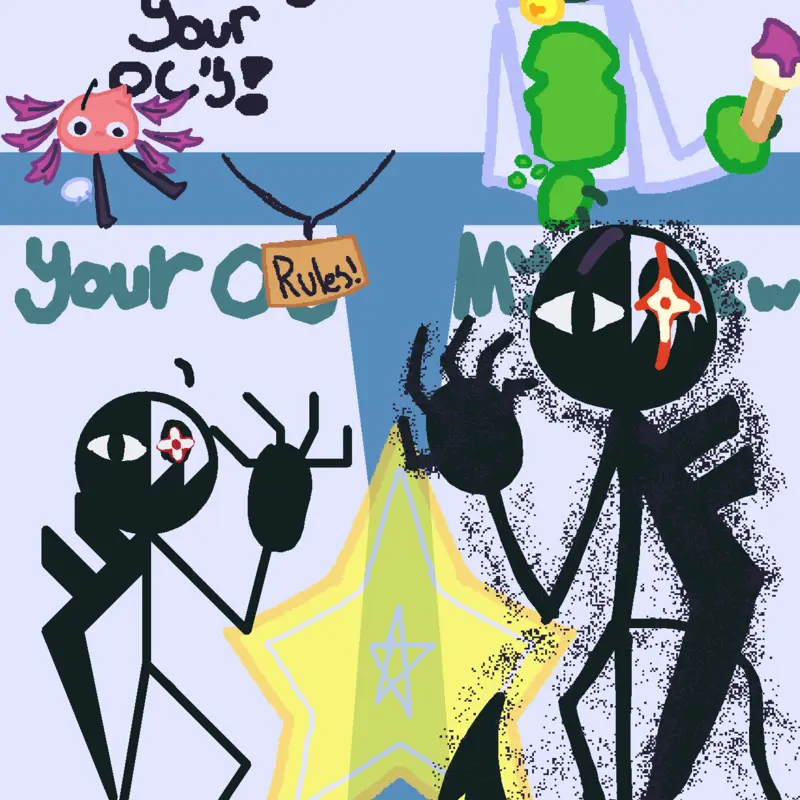 Wow I love ts horror OC Fun 2 draw by @_Clover_
