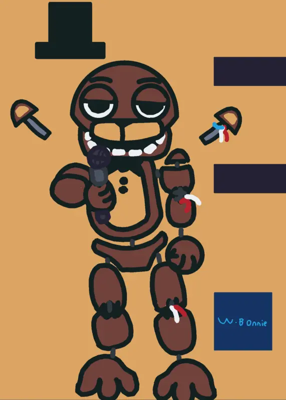 Fnaf2 Whitereds Puzzle! by @WhiteredGoldenFreddyMC