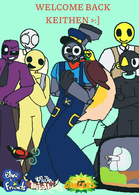 he's back :) by @blueandfriendsoffical