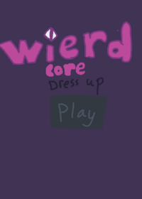 Weirdcore dress up