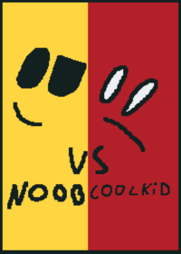 Luta noob vs coolkid 3d ting ht...