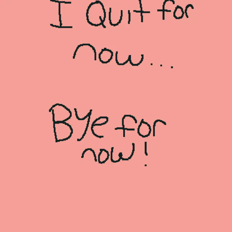 Bye for now by @RandomCat856