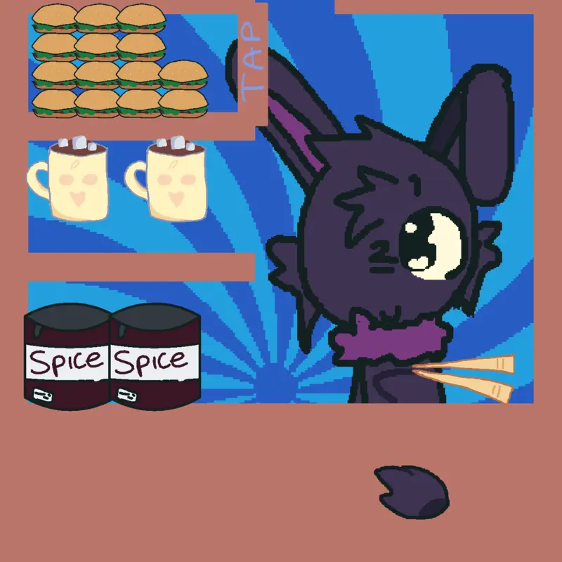 Bunny mukbang! by @Skitzoo