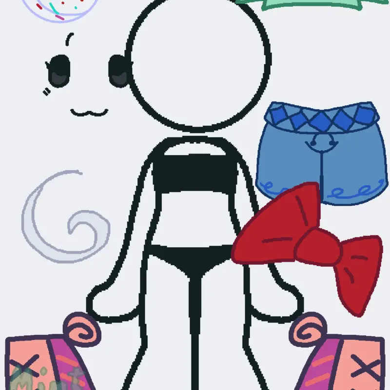 Free base for a dress up game :P by @Mint-Choco-39