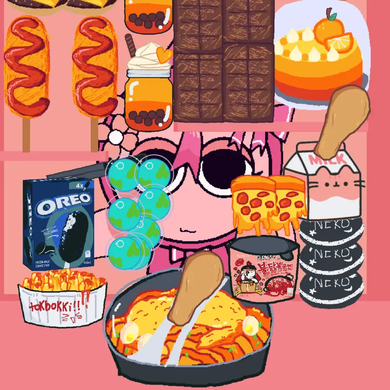 Feed Sakura! by @Goldiebear