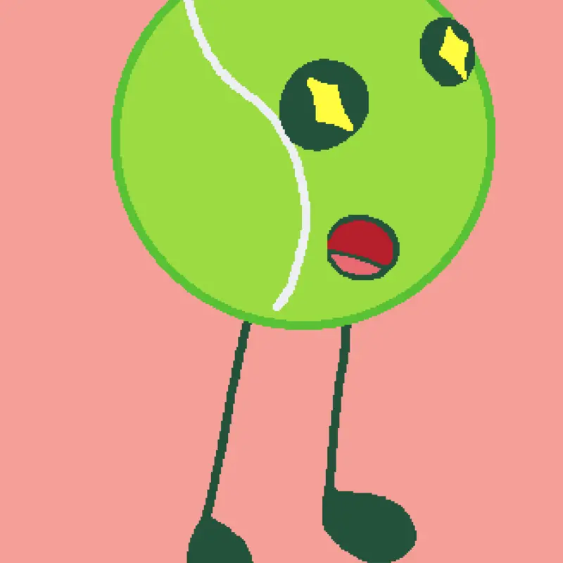 Amazed tennis ball by @gehjsjsbwjsbwb