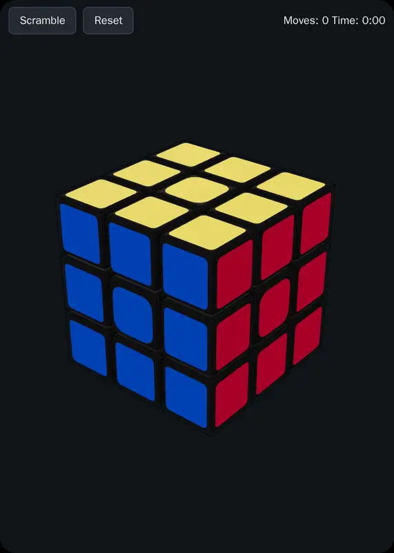 Rubik's cube simulator by @QualityDecks