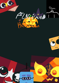 Flag band Halloween (add flag your want)...