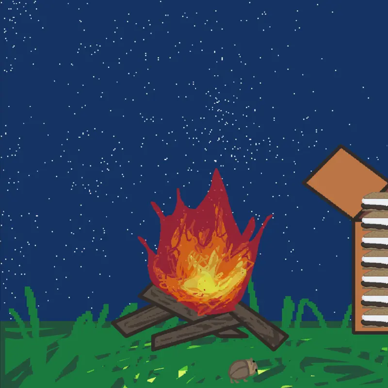 Coolest camping food game by @8_yo_11RUSTINISTUSSIN