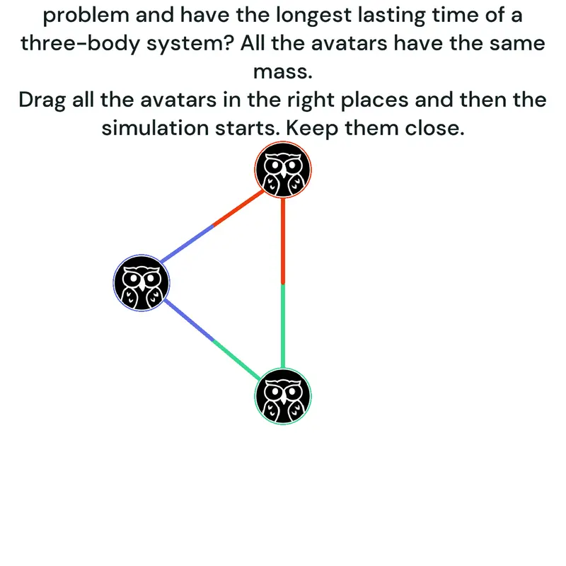 Three-Body Problem Challenge by @Cato_Bean